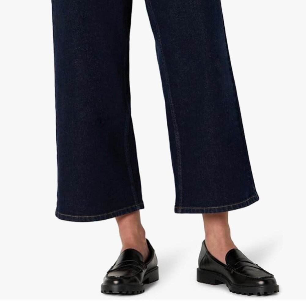 Amazon Essentials Women's High-Rise Wide Leg Crop Jeans Size 16 NWT